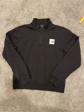 The North Face Men's Black Half-Zip Pullover Sweatshirt | NWOT